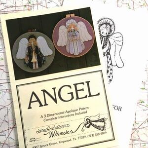 3D Angel Applique Sewing Pattern
